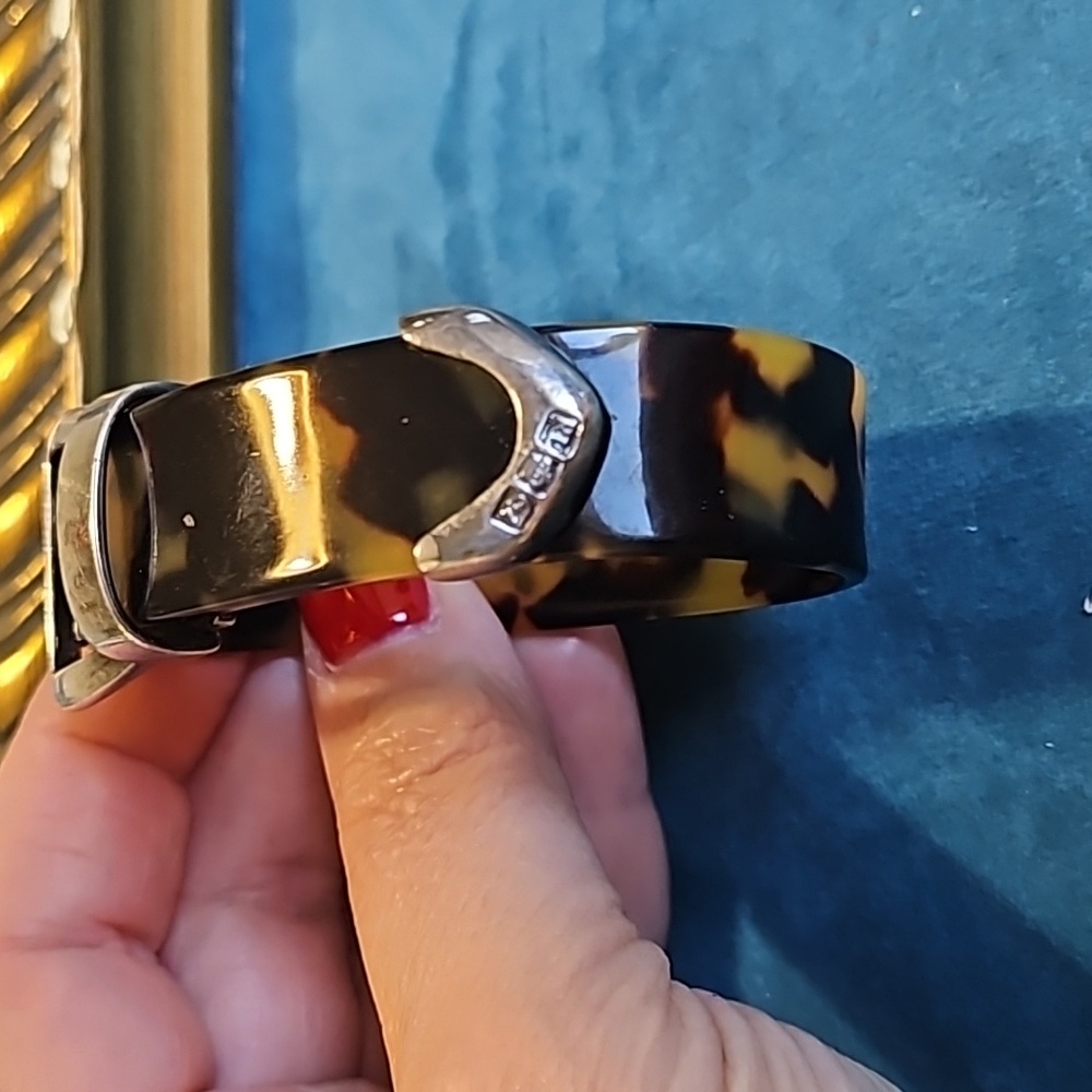 Vintage Ralph Lauren simulated tortoise belt bracelet. 1990?